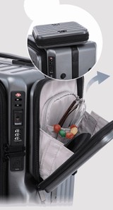 Luggage With Front Opening Lid 12 Luggage With Front Opening Lid 12